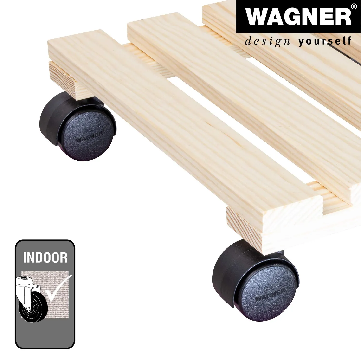 Wagner Paletti 20003701 Carrello Piante 29cm Naturale