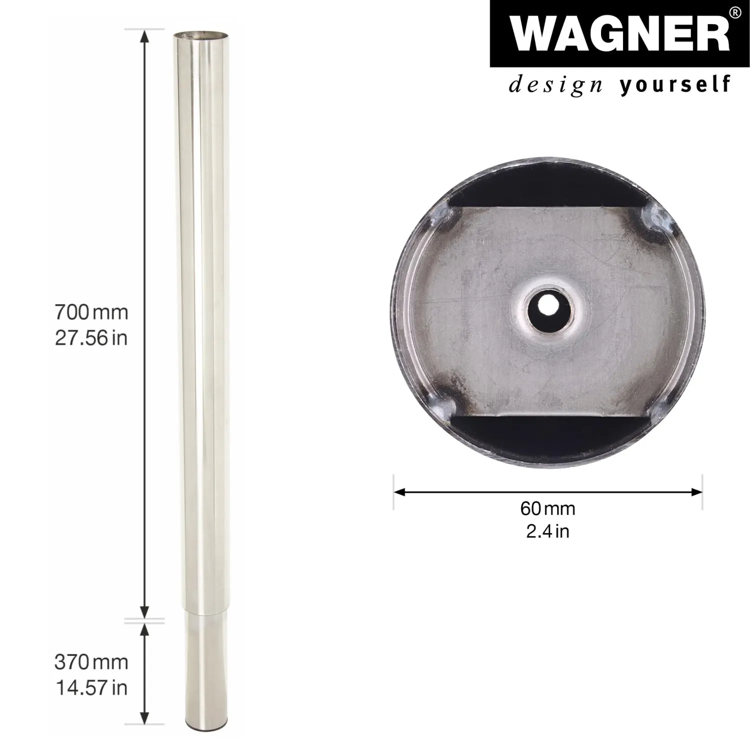 Wagner Telescope ST 1865 gamba tavolo telescopica 700-1070mm