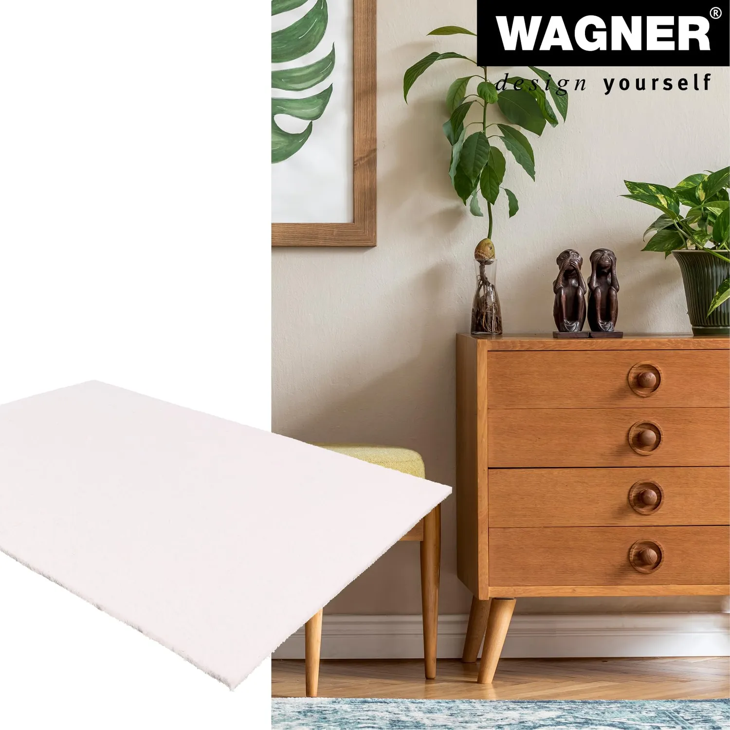 Wagner 15175300 foglio feltro adesivo A4 bianco 210x297 mm