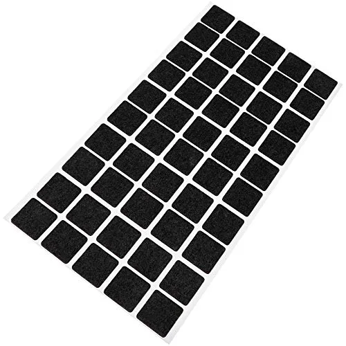 Adsamm Ultrasottili 20x20 mm Feltrini Neri 50 pz 1,5 mm