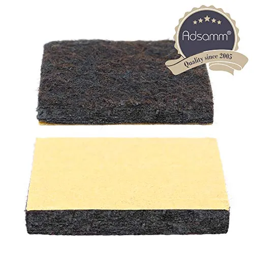 Adsamm Quality Feltrini 20x30 mm 32 Pezzi Marroni 5,5 mm