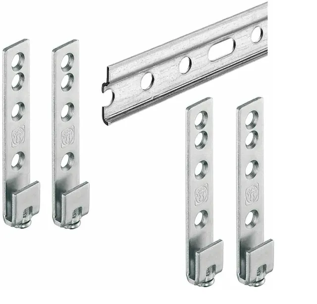 Indaux barra reggipensili 2029 mm kit 4 ganci regolabili
