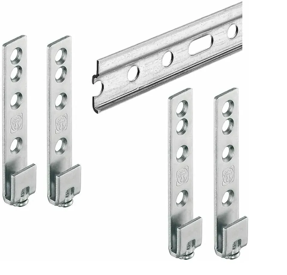 Indaux barra reggipensili 2029 mm kit 4 ganci regolabili