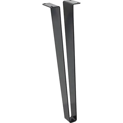 Wagner V-Style 12064001 gamba tavolo nera 400 mm