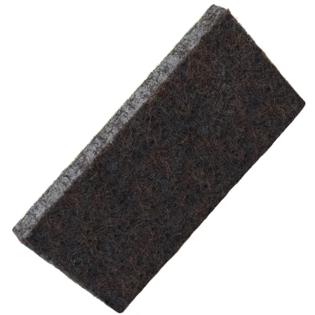 Adsamm feltrini autoadesivi 25x50 mm marroni 16 pezzi alta densità