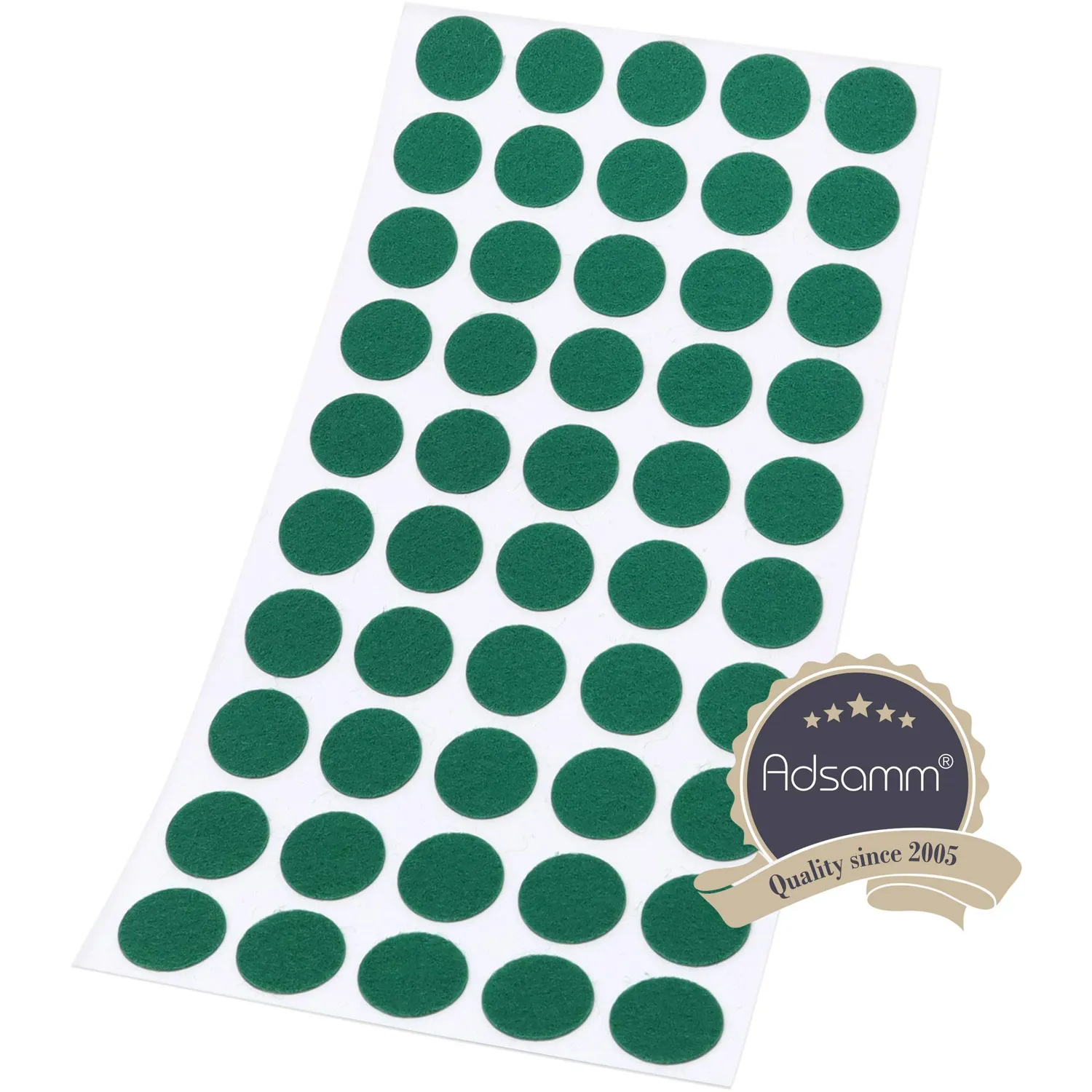 Adsamm Feltrini Ultrasottili Ø16mm Verde 50pz 1,5mm