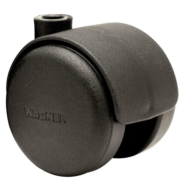 Wagner RO 0023 rullo doppio mobili 50 mm nero