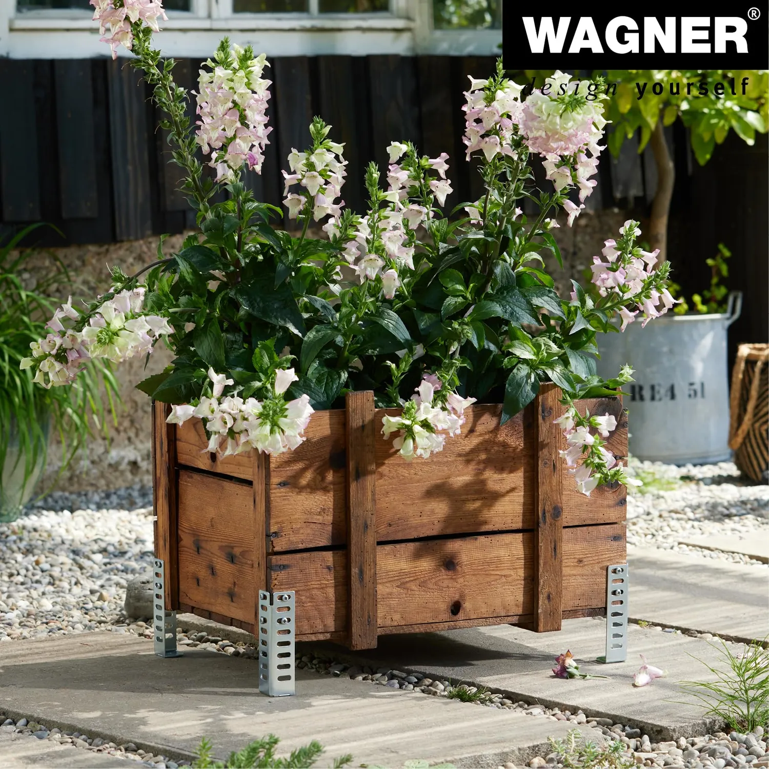 Wagner ST 0113 gamba mobile angolare acciaio 135 mm