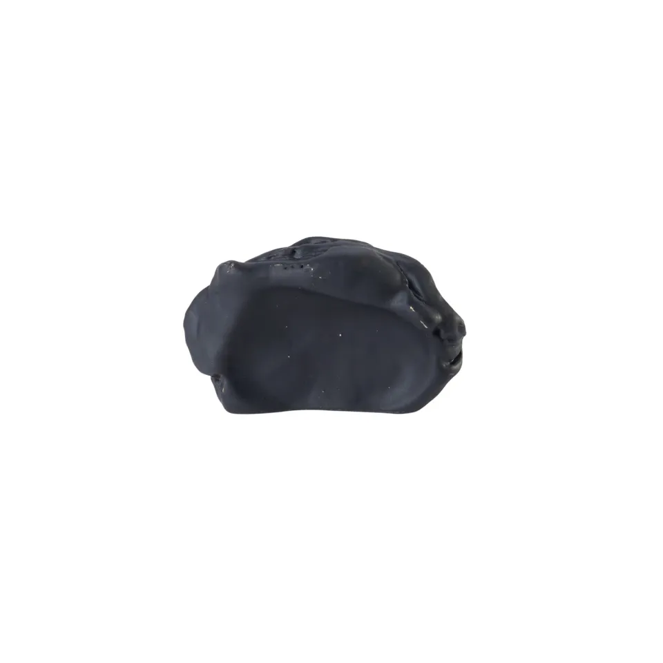 NIVA Design Impronta pomello ottone nero dita