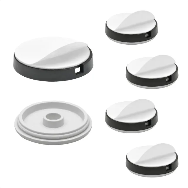 WAGNER QuickClick Pattini Mobili Ø 40 mm Set 4 Pezzi