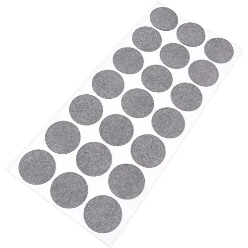 Adsamm Feltrini Ultrasottili Ø 30 mm Grigi 21 Pezzi 1,5 mm