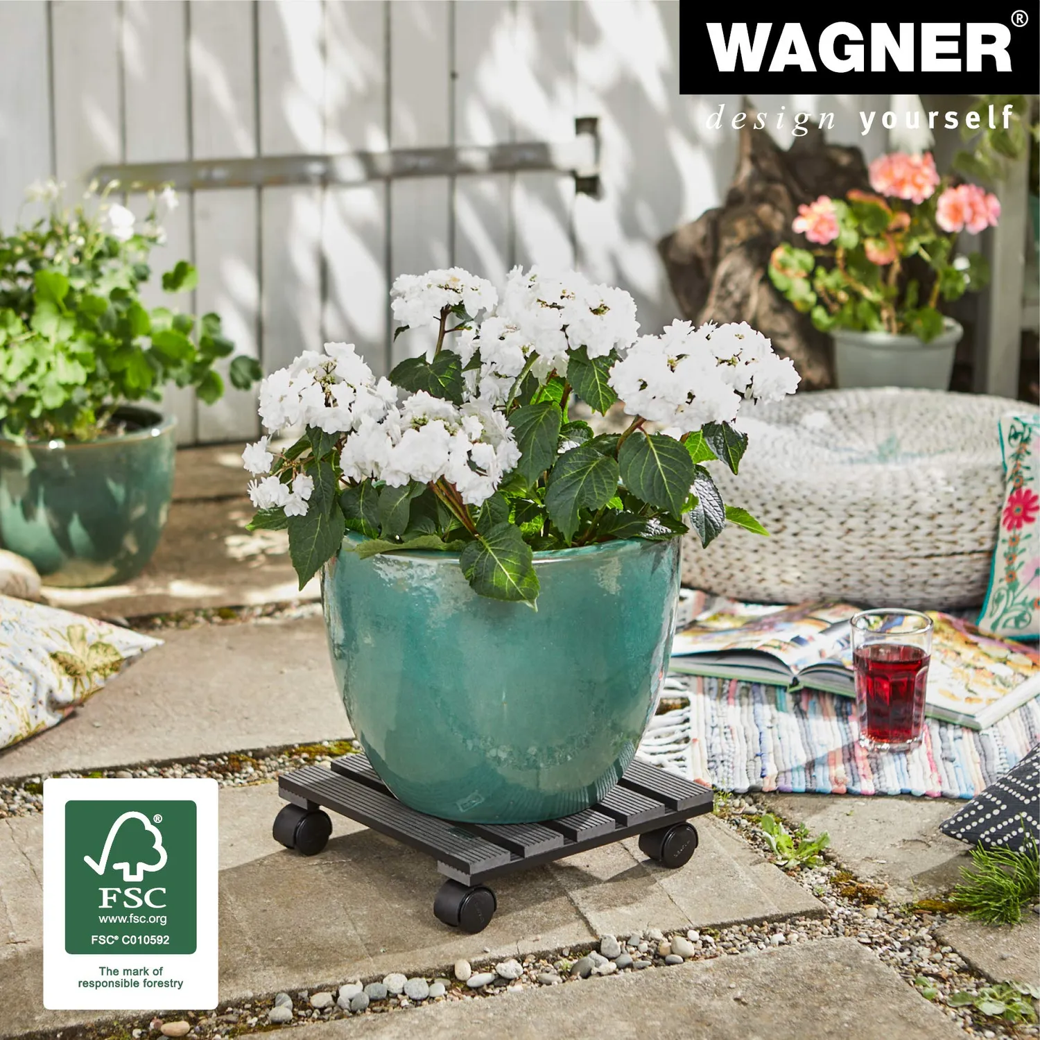 Wagner Sottovaso Ruote 29x29 Antracite WPC 60 kg