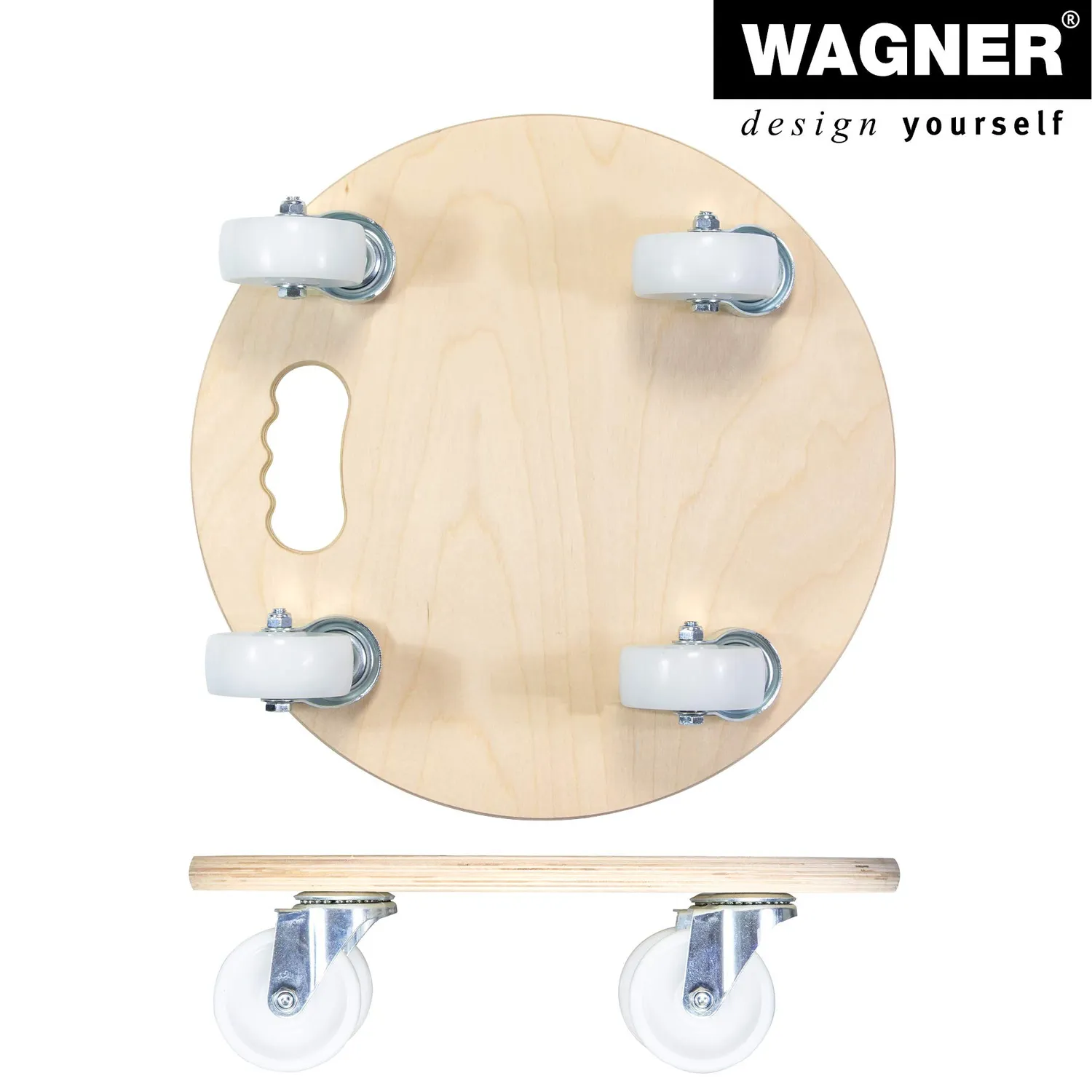 Wagner MM 1137 carrello trasporto rotondo 38 cm 250 kg