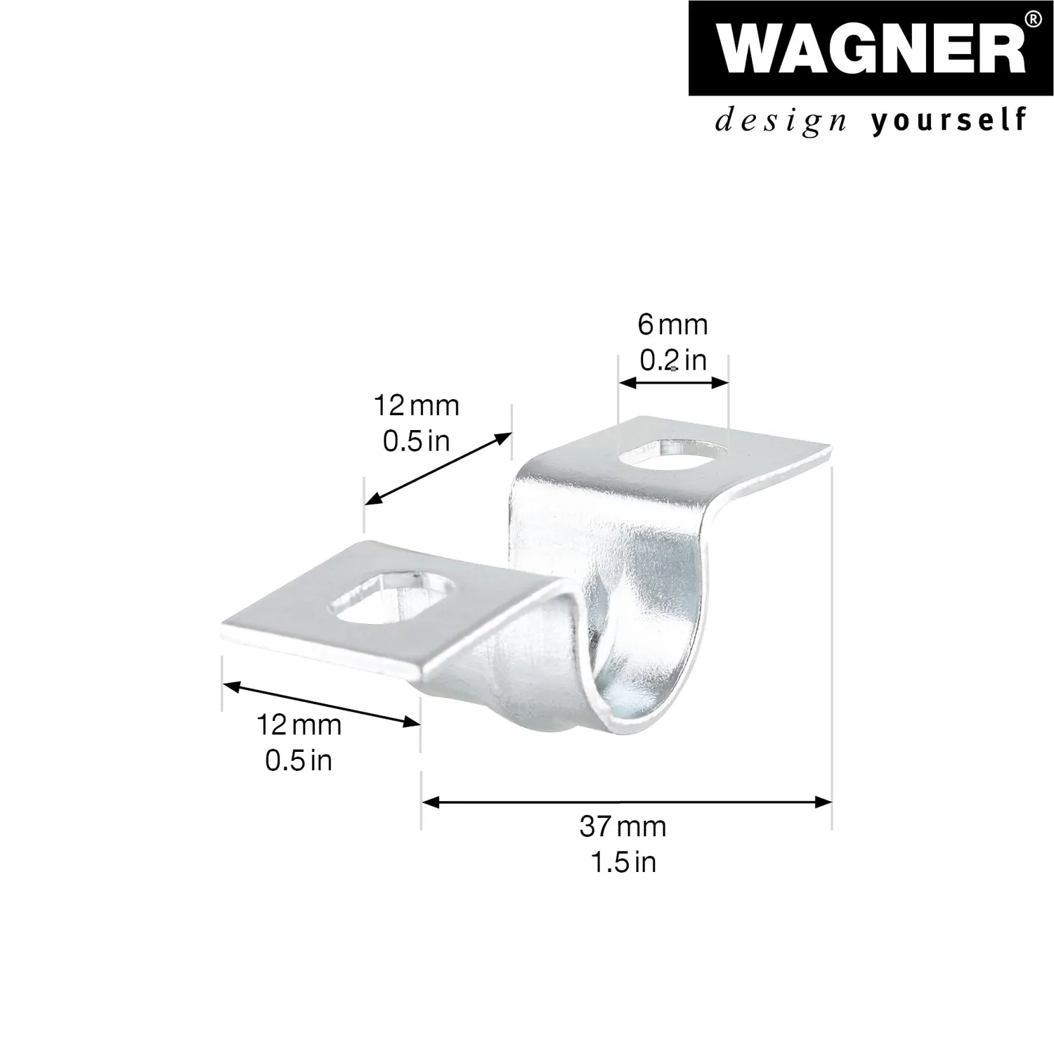 Wagner RO 0426 kit fissaggio assi 10 mm 2 pezzi