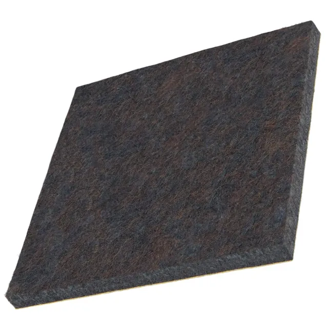 Adsamm Quality feltrini quadrati 90x90 mm marroni 32 pezzi 5,5 mm