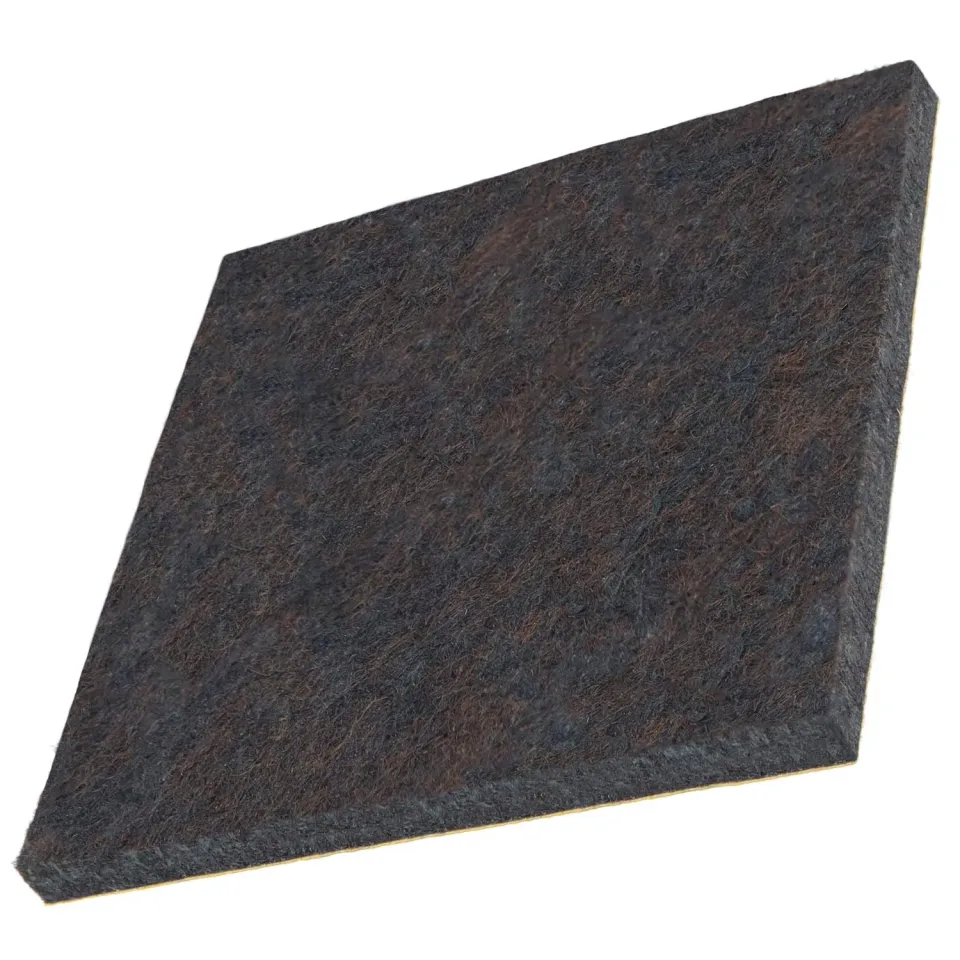 Adsamm Quality feltrini quadrati 90x90 mm marroni 32 pezzi 5,5 mm
