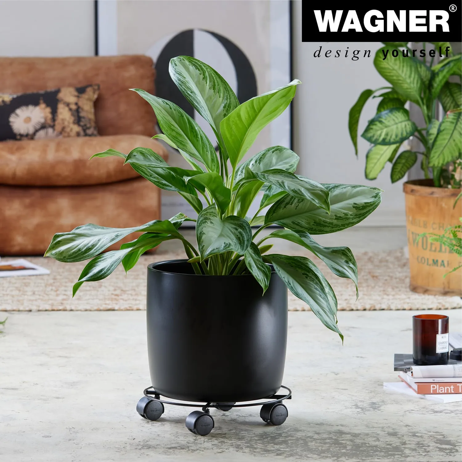Wagner Draht GH 0943 sottovaso ruote Ø30 cm 60 kg