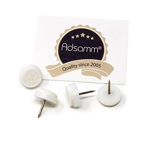 Adsamm Feltrini con Chiodo Bianchi Ø 17 mm 4 pz