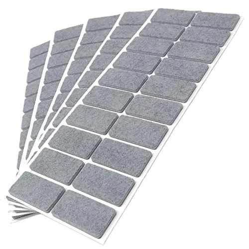 Adsamm feltrini adesivi rettangolari 20x40 mm 100 pezzi
