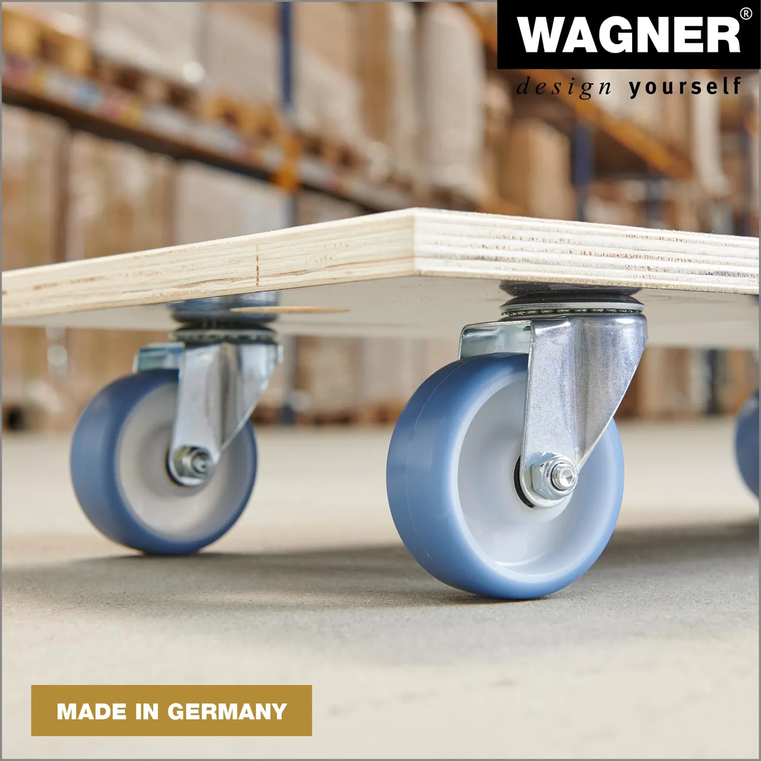 Wagner FSC carrello trasporto compensato 250 kg 57,5 cm