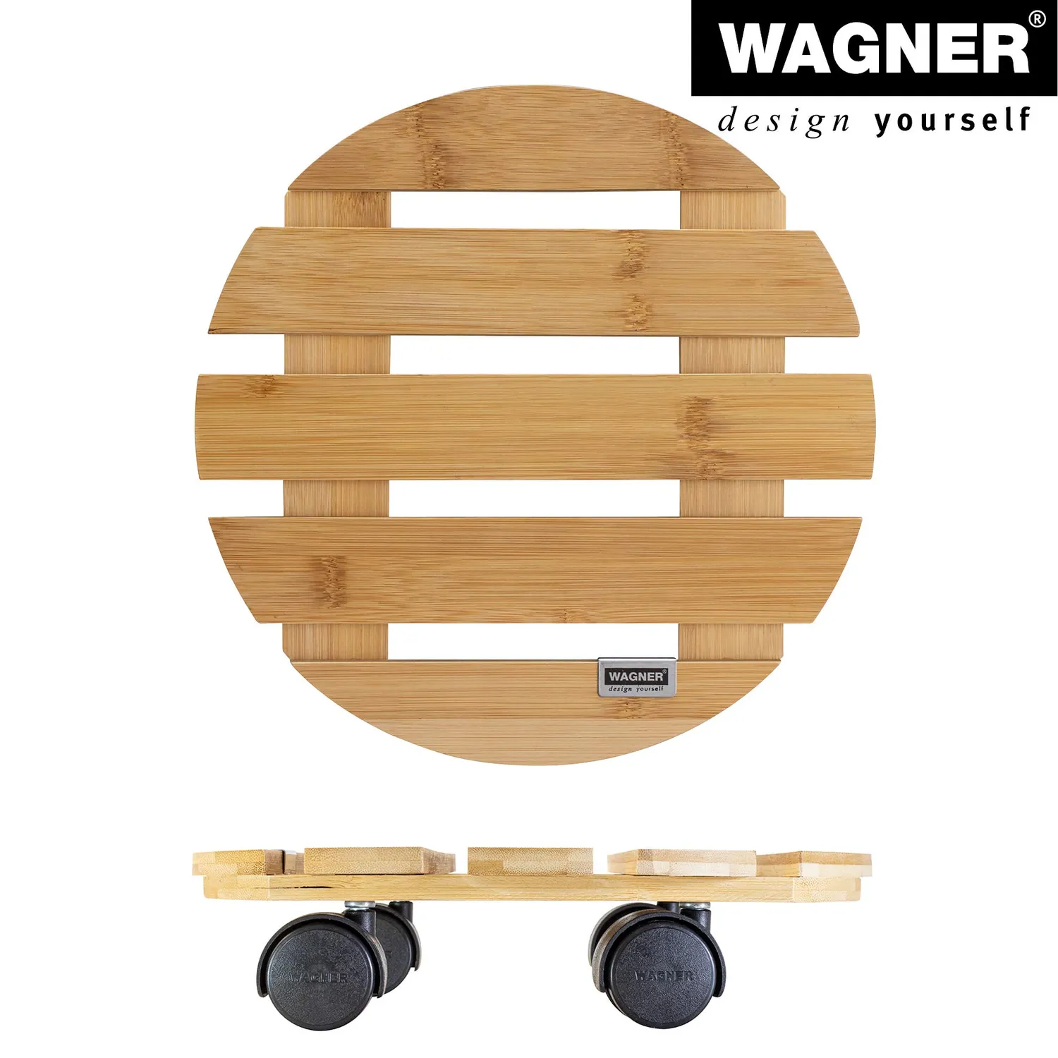 Wagner Design Yourself 20026701 carrello piante bamboo 29 cm
