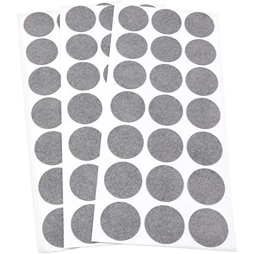 Adsamm feltrini ultrasottili Ø 30 mm grigi 63 pezzi