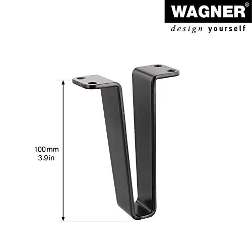 Wagner V-Style ST 0610 gamba mobile 100 mm nera