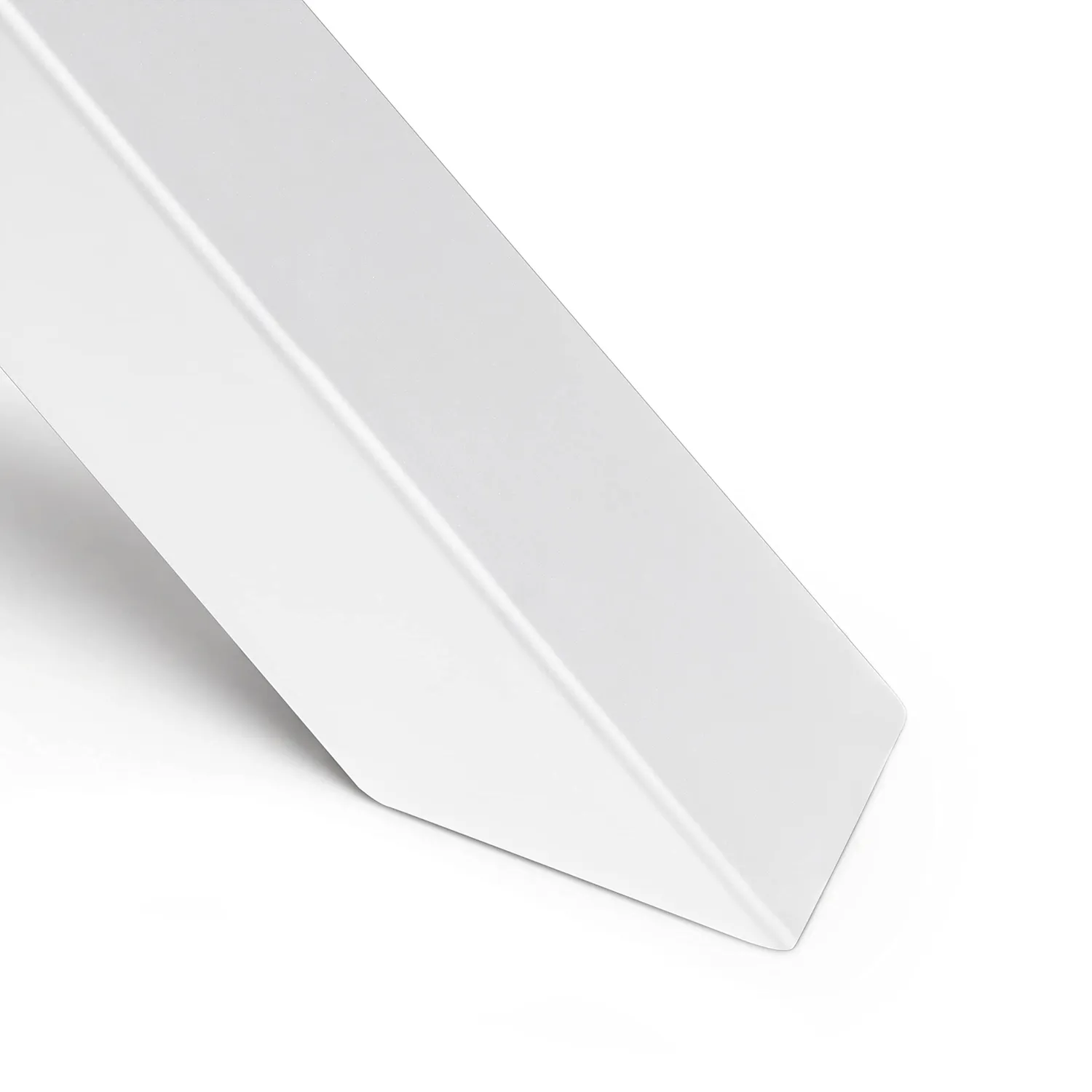 Emuca 695x695 mm gambe tavolo a croce 2 pezzi bianche acciaio