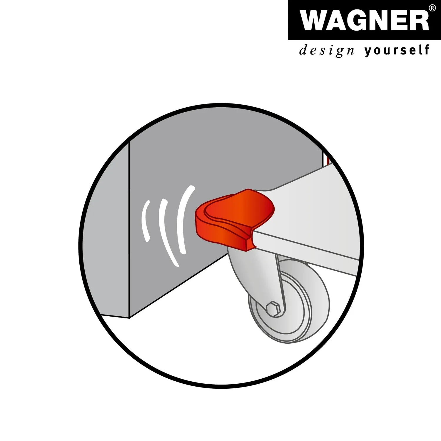 Wagner MM 1335 carrello trasporto legno 59x29 cm 300 kg