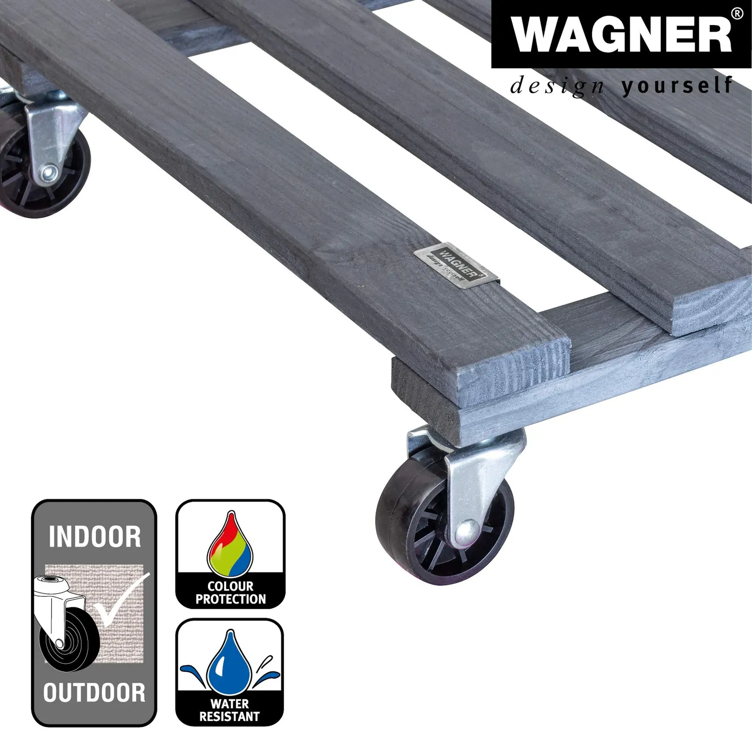 Wagner Paletti 20042201 Carrello Piante 38cm Antracite