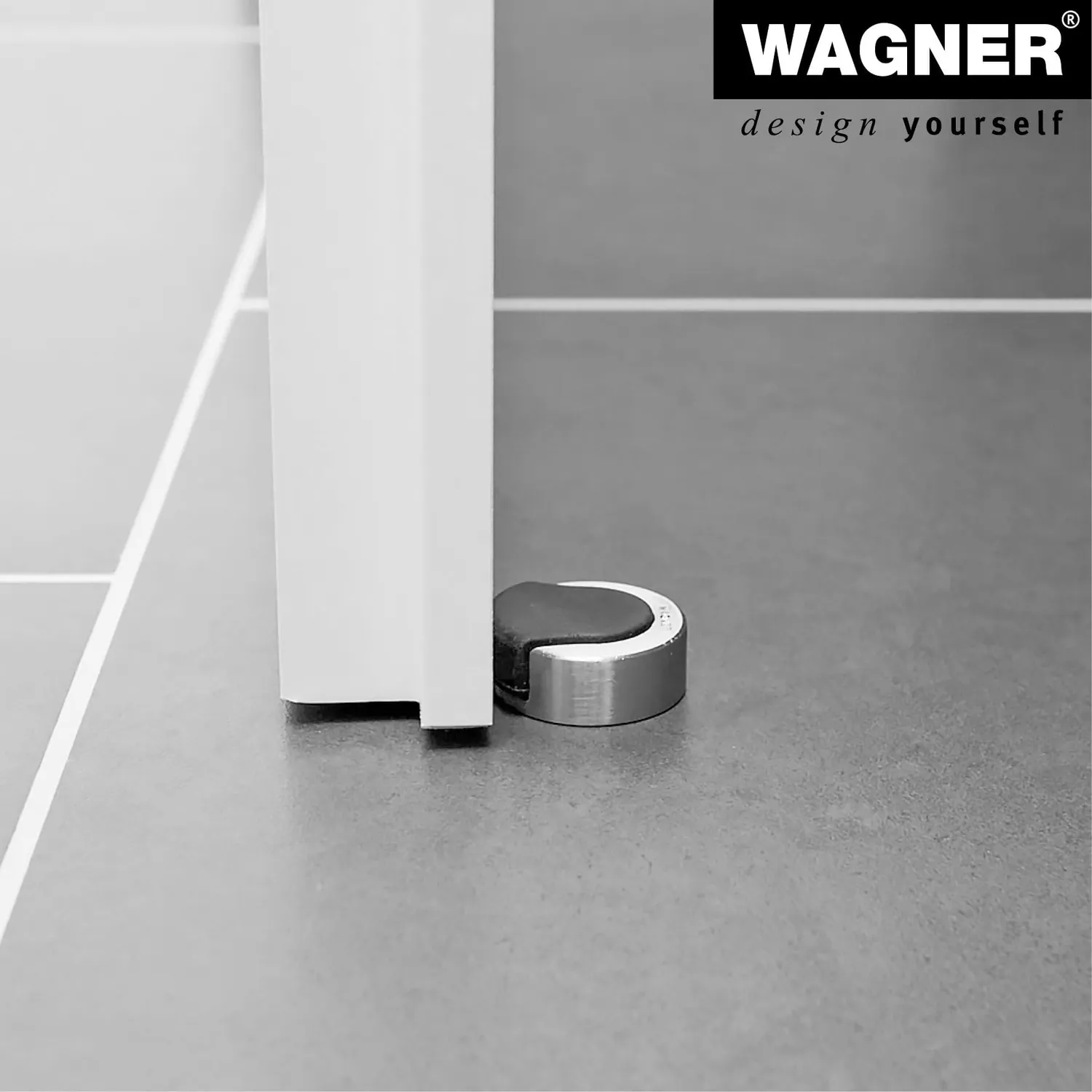 Wagner 15514811 fermaporta a vite Ø 38 mm zinco satinato