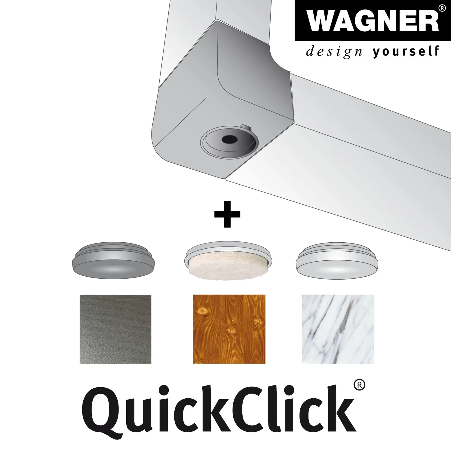 Wagner U ST 5013 gamba industriale 72x70 cm nera
