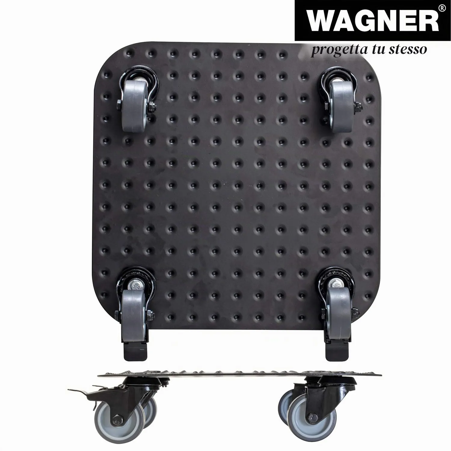 Wagner Alaska 20700301 carrello piante 29x29 cm nero 150 kg