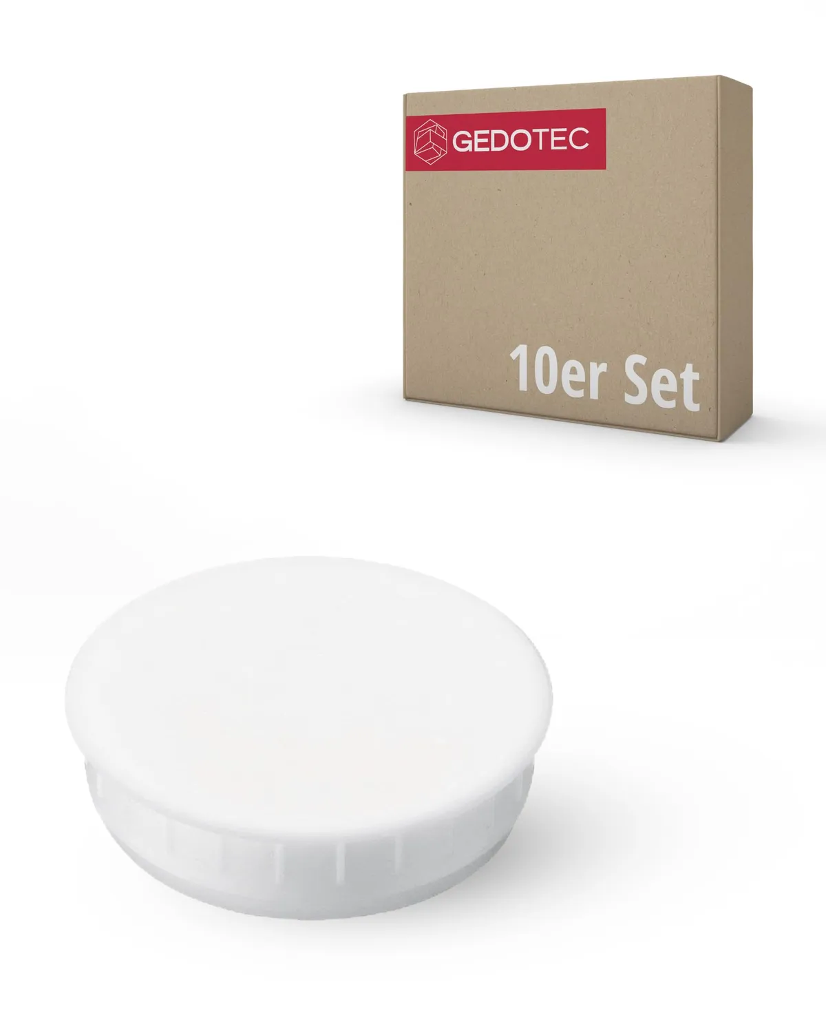 Gedotec H1118 coprivite mobili Ø35 mm marrone 10 pezzi