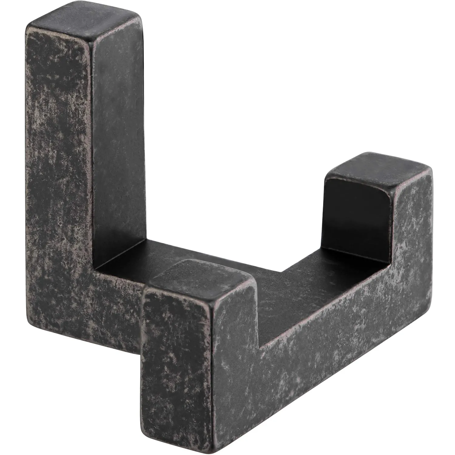 Gedotec Tetris gancio doppio da parete 40x52 mm inox 1 pezzo