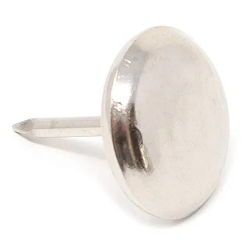 Adsamm Pattini Metallo con Chiodo Ø 18 mm 16 Pezzi