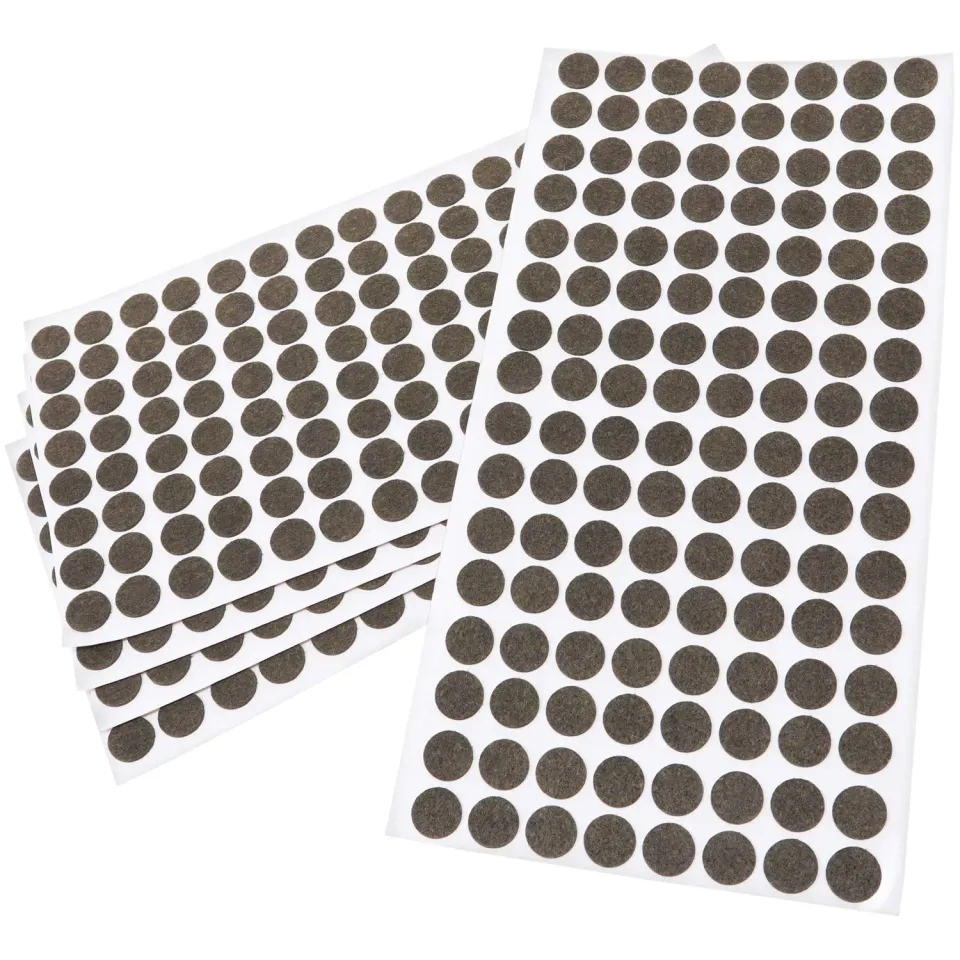 Adsamm feltrini ultrasottili Ø 12 mm marroni 640 pezzi