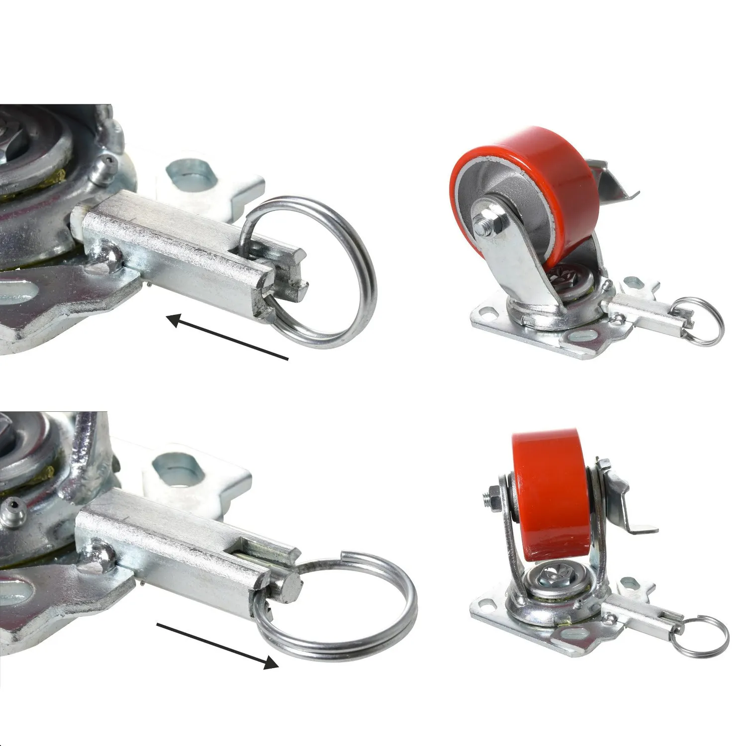Wagner Direction Lock 3in1 Ruota Industriale Ø 100 mm 230 kg