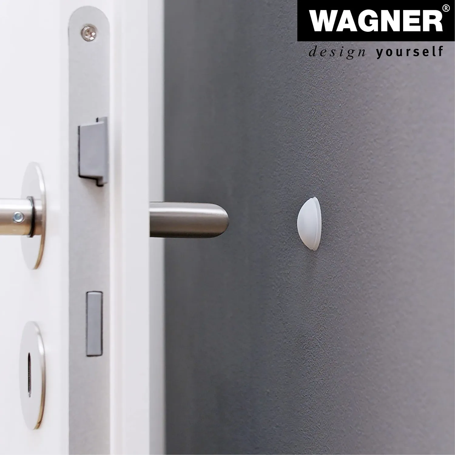 Wagner Satinato Ø30x10 mm paracolpi parete 2 pz