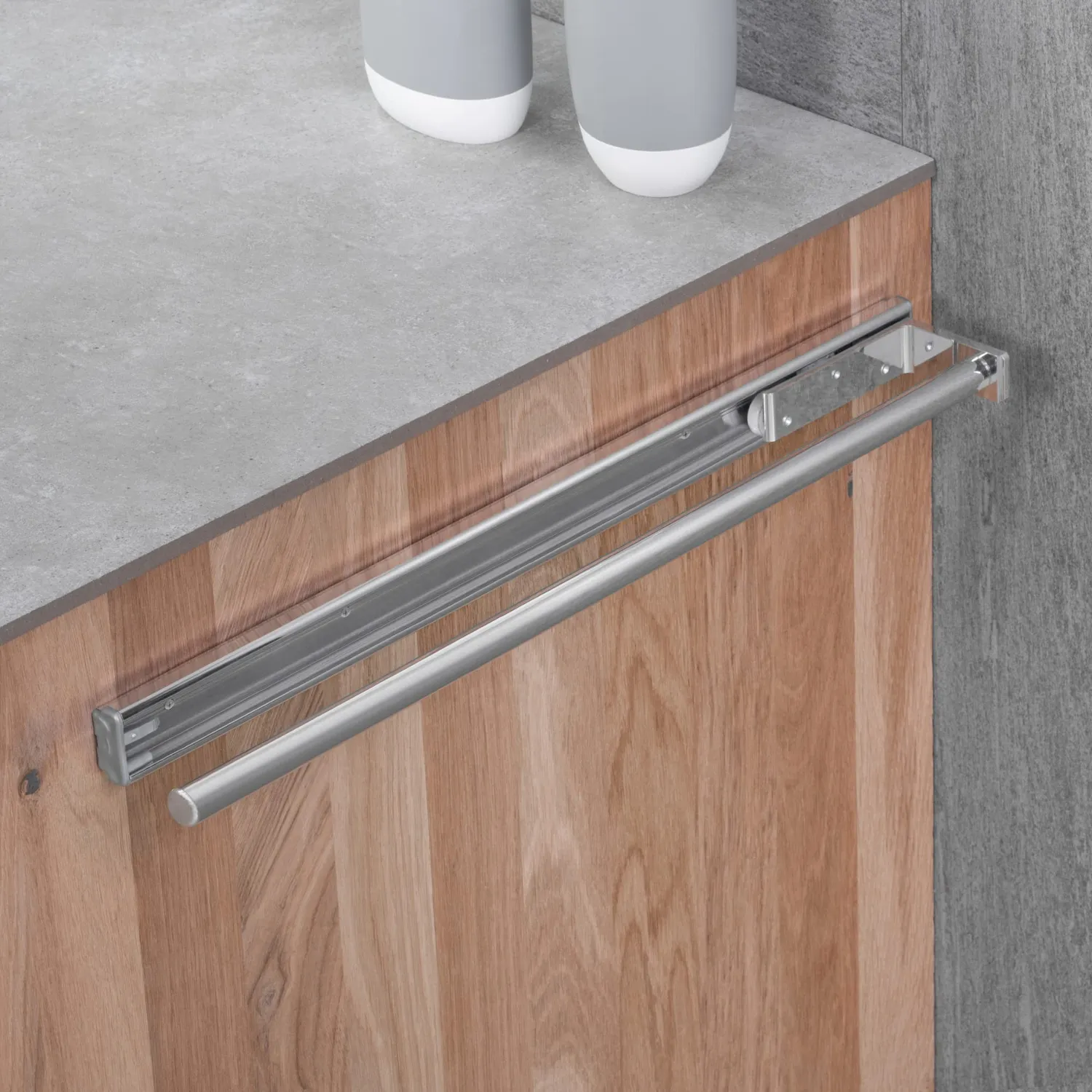 Gedotec H6008 portasciugamani estraibile 1 braccio cromo 465 mm