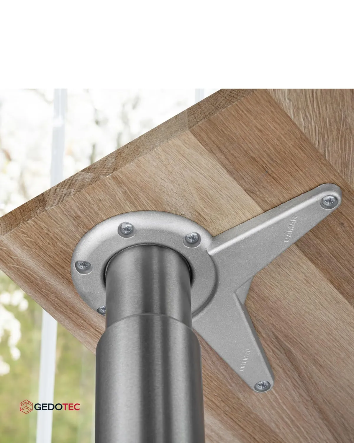 Gedotec H1730 piede mobile cromo 1 pz 700-880 mm
