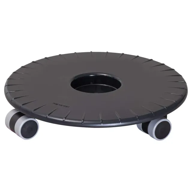 Wagner Flat carrello piante tondo 30 cm nero 80 kg