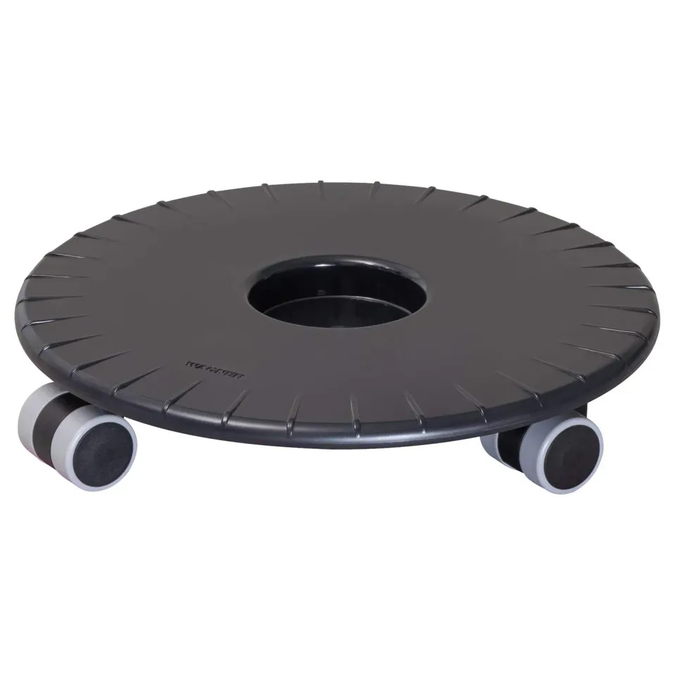 Wagner Flat carrello piante tondo 30 cm nero 80 kg