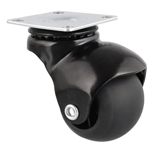Wagner RO0016 rotella a sfera nera con piastra 1pz 50kg