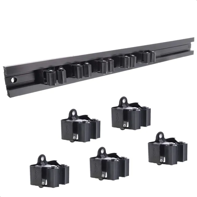 WAGNER hooks4tools 15529611 portautensili binario 5 clip nero