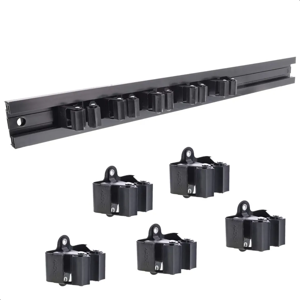 WAGNER hooks4tools 15529611 portautensili binario 5 clip nero