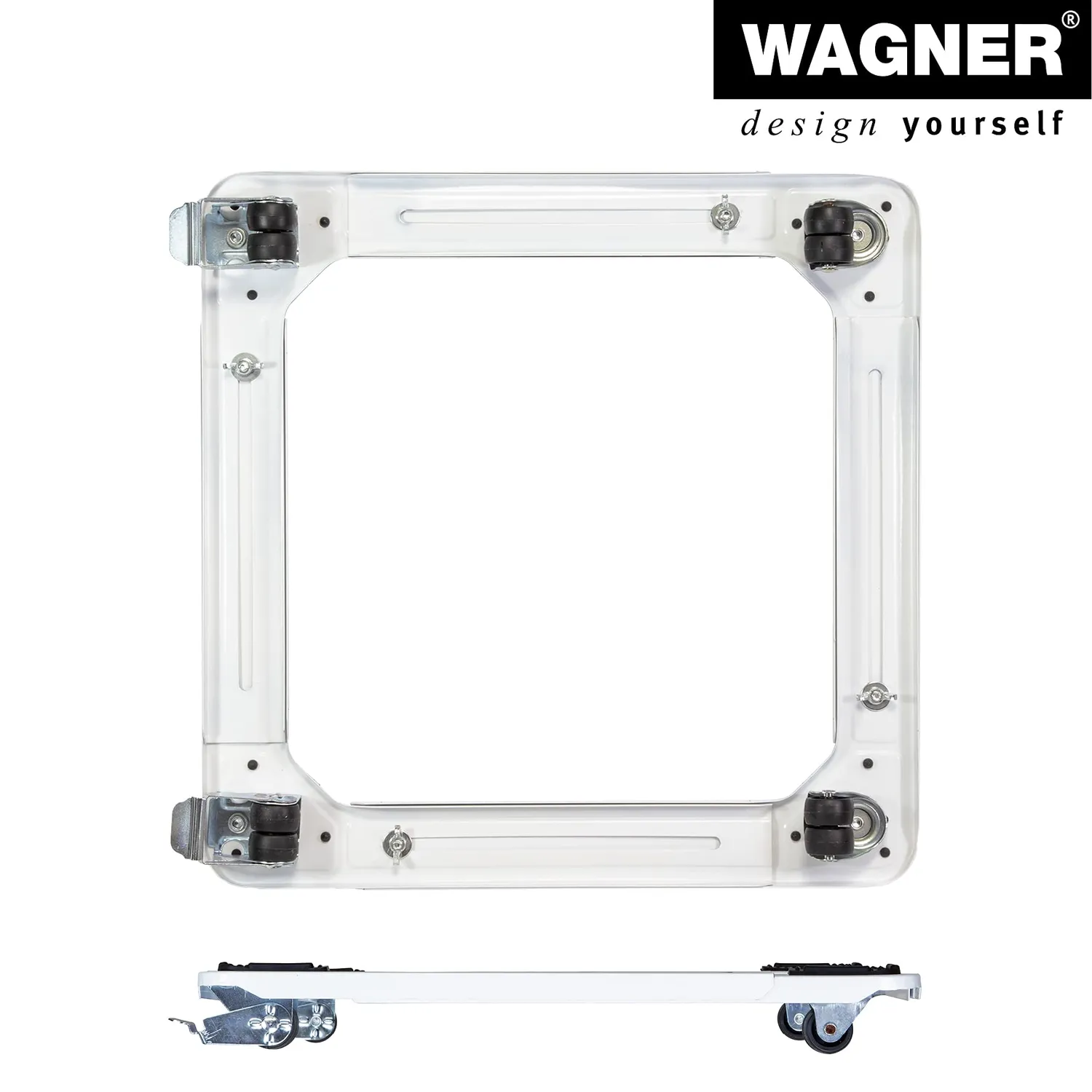 Wagner MM 1192 carrello trasporto bianco 42-60 cm 150 kg