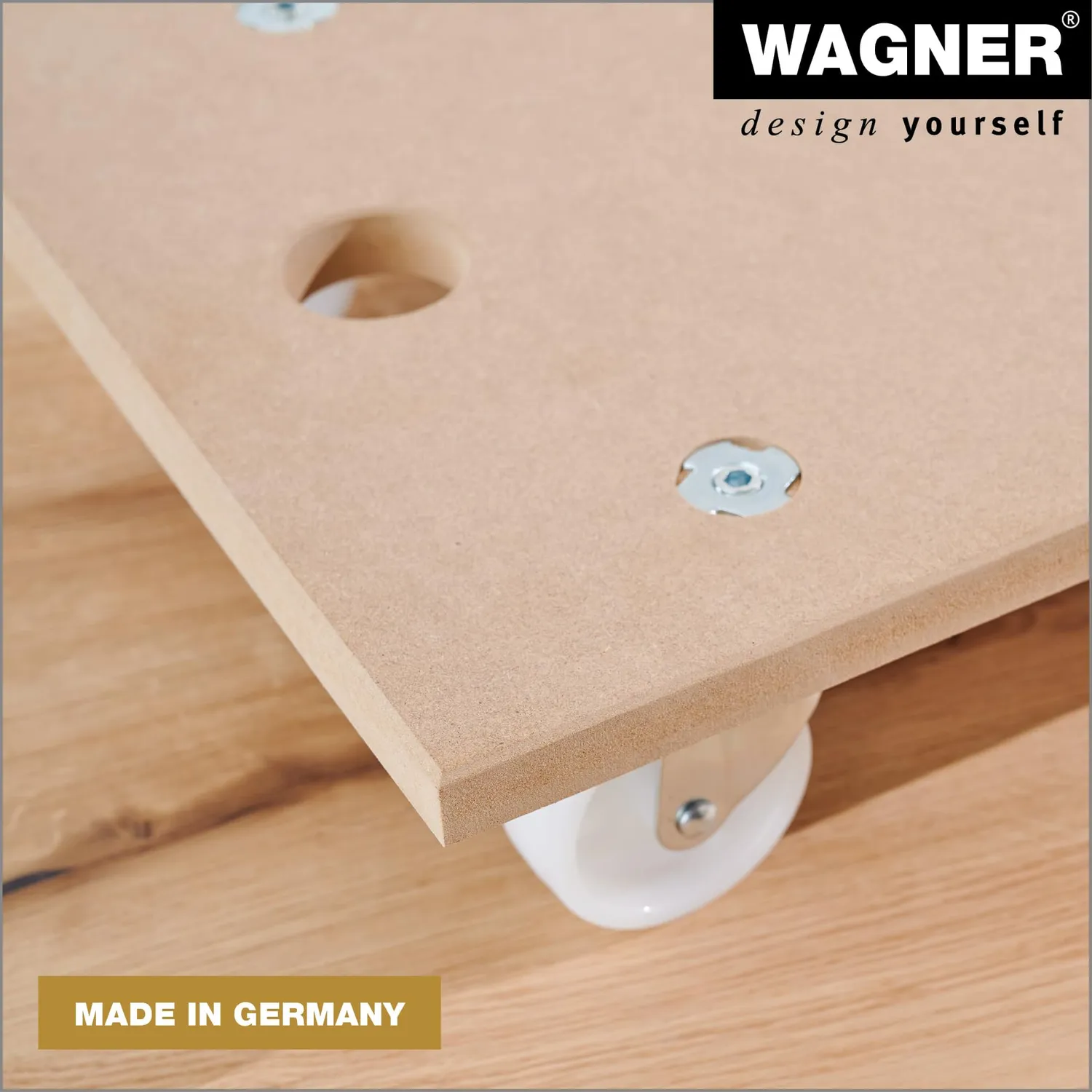 Wagner MM 1104 carrello trasporto MDF 57,5x30 cm portata 200 kg