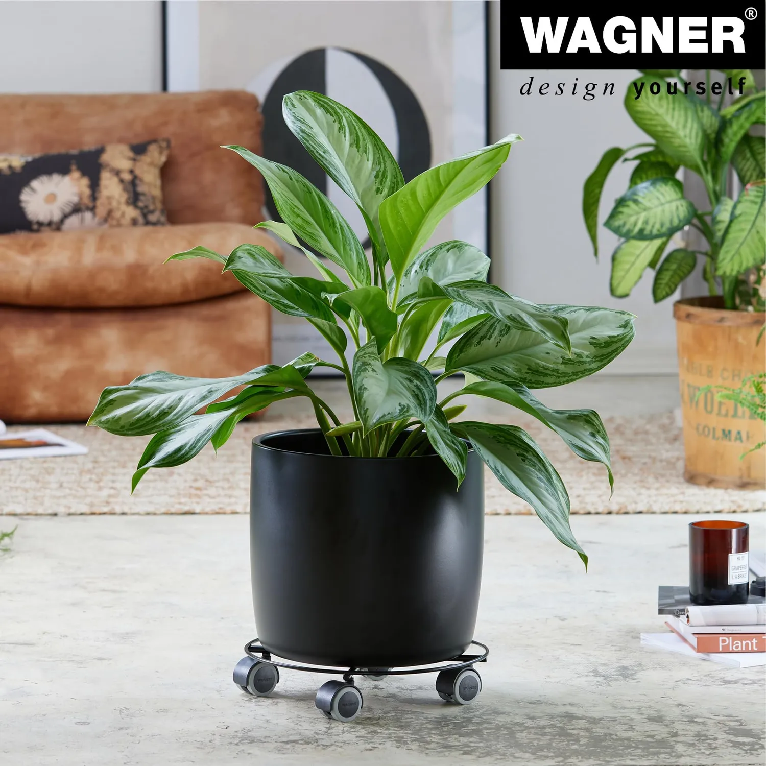 Wagner Draht GH 0944 sottovaso con ruote Ø 30 cm portata 60 kg