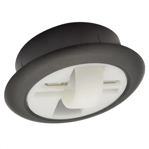 Wagner RO7005 rotella incasso invisibile 27 mm nera